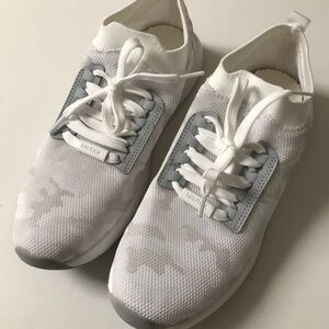 Nautica Zyla White Camouflage Sock Sneaker size 7